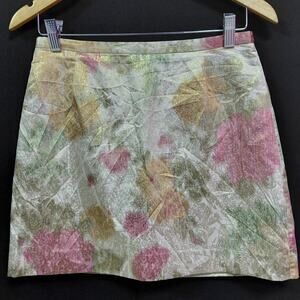 NWT H&M Floral Skirt Multicolor Women Size 6